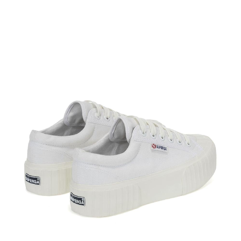Superga 2631 STRIPE PLATFORMWHITE-WHITE AVORIO Shopping Online