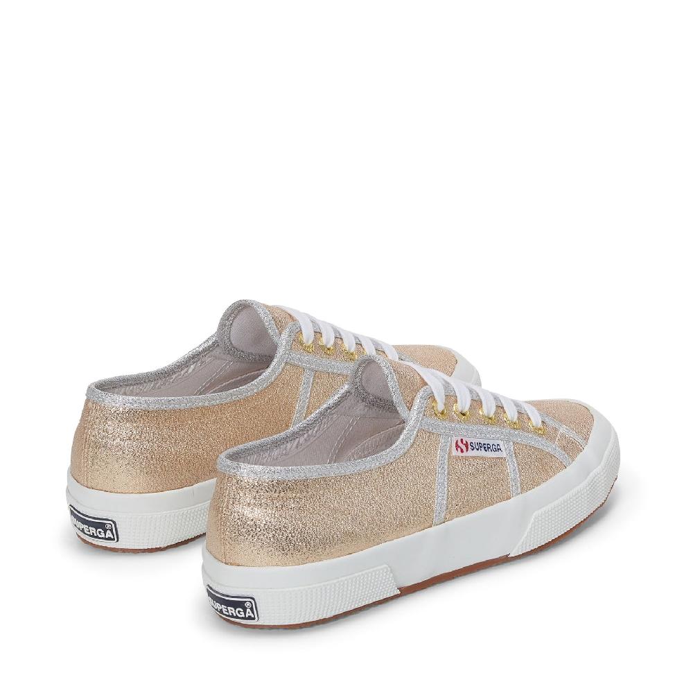 Superga 2750-LAMEWGOLD-GREY SILVER Prezzo Ridotto