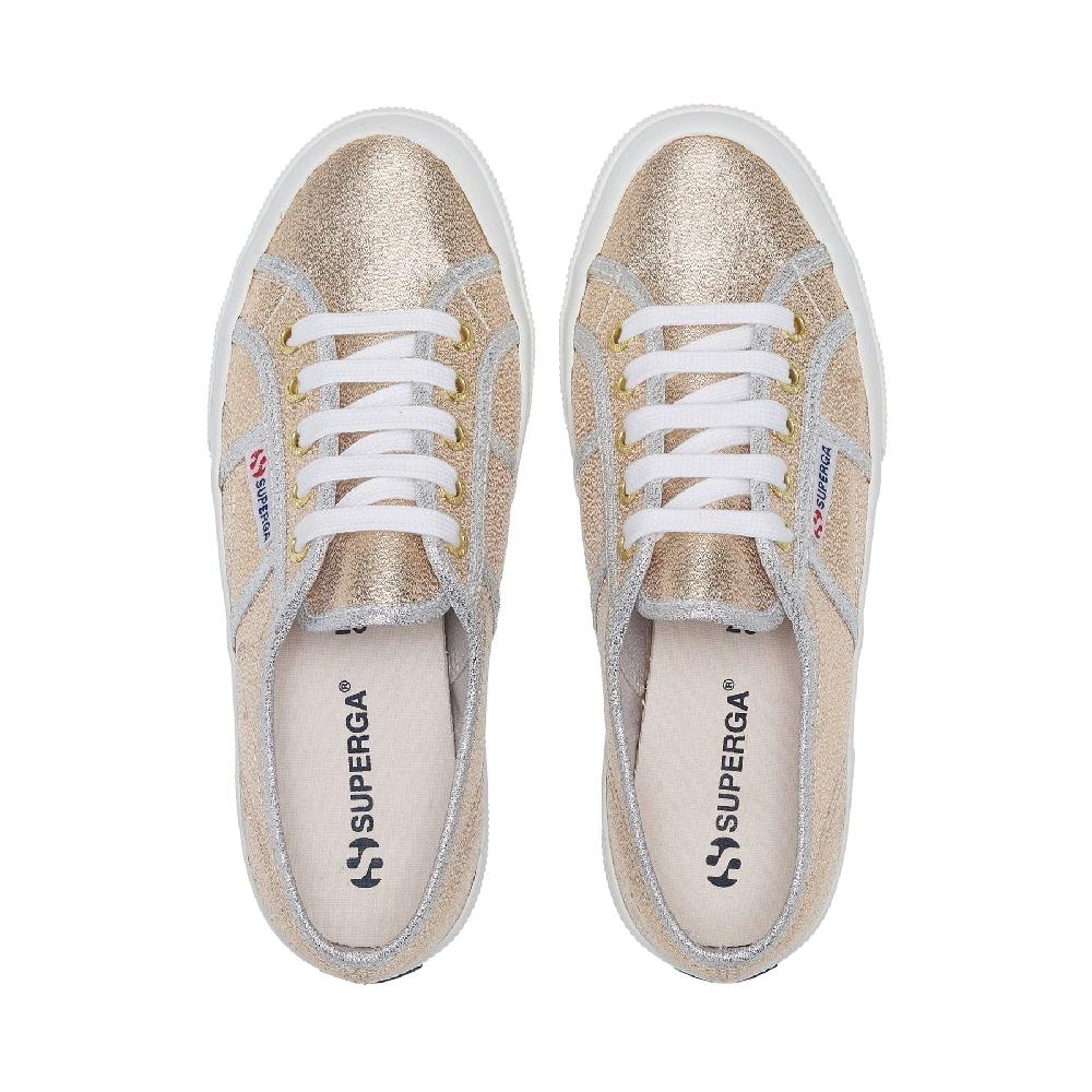 Superga 2750-LAMEWGOLD-GREY SILVER Prezzo Ridotto