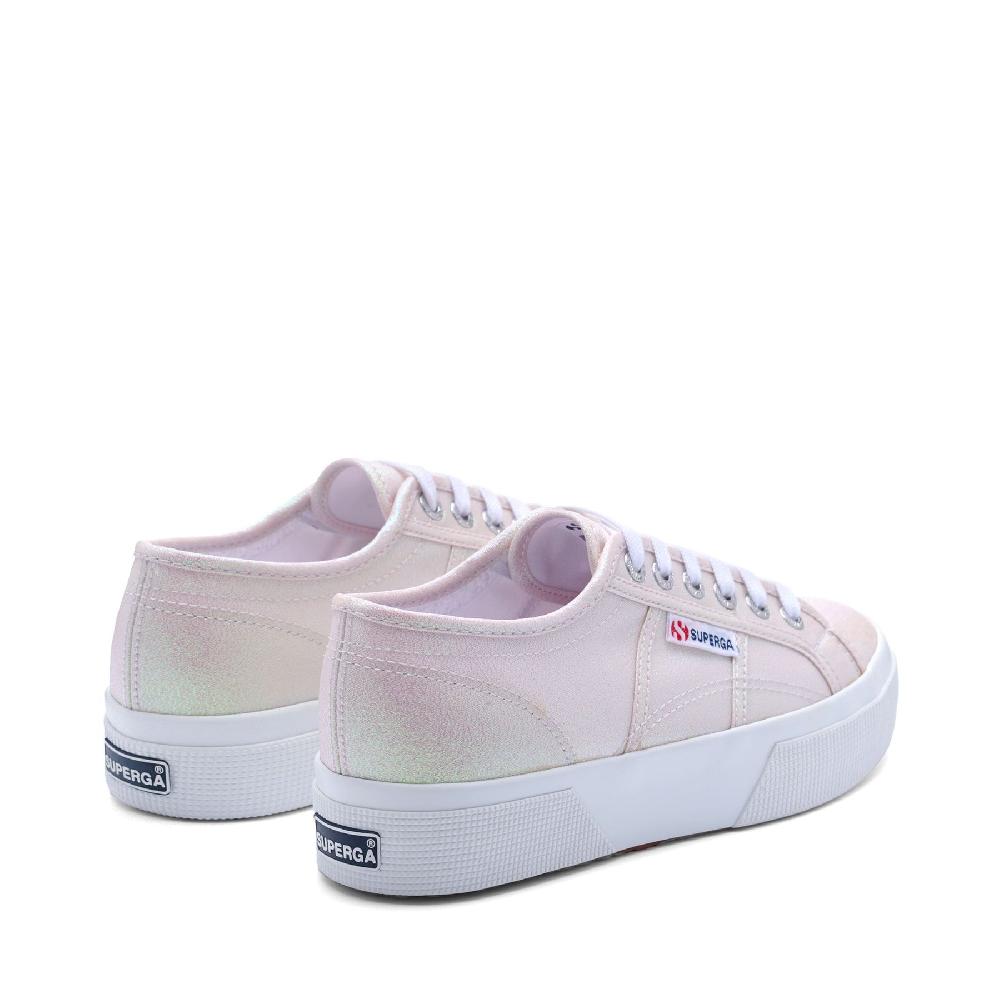 Superga 2740 PLATFORM LAMEBEIGE LT IRIDESCENT Saldi Di Fabbrica
