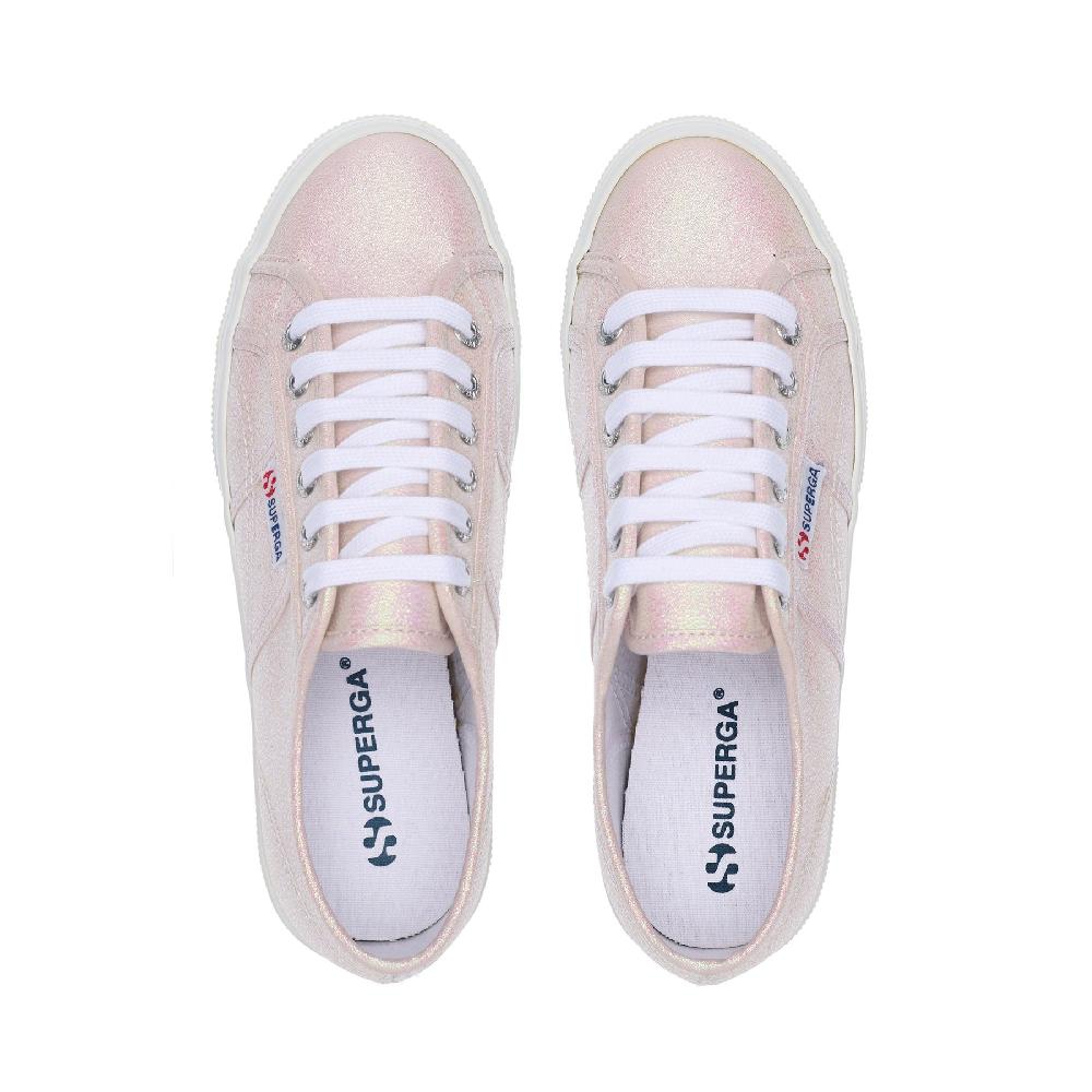 Superga 2740 PLATFORM LAMEBEIGE LT IRIDESCENT Saldi Di Fabbrica