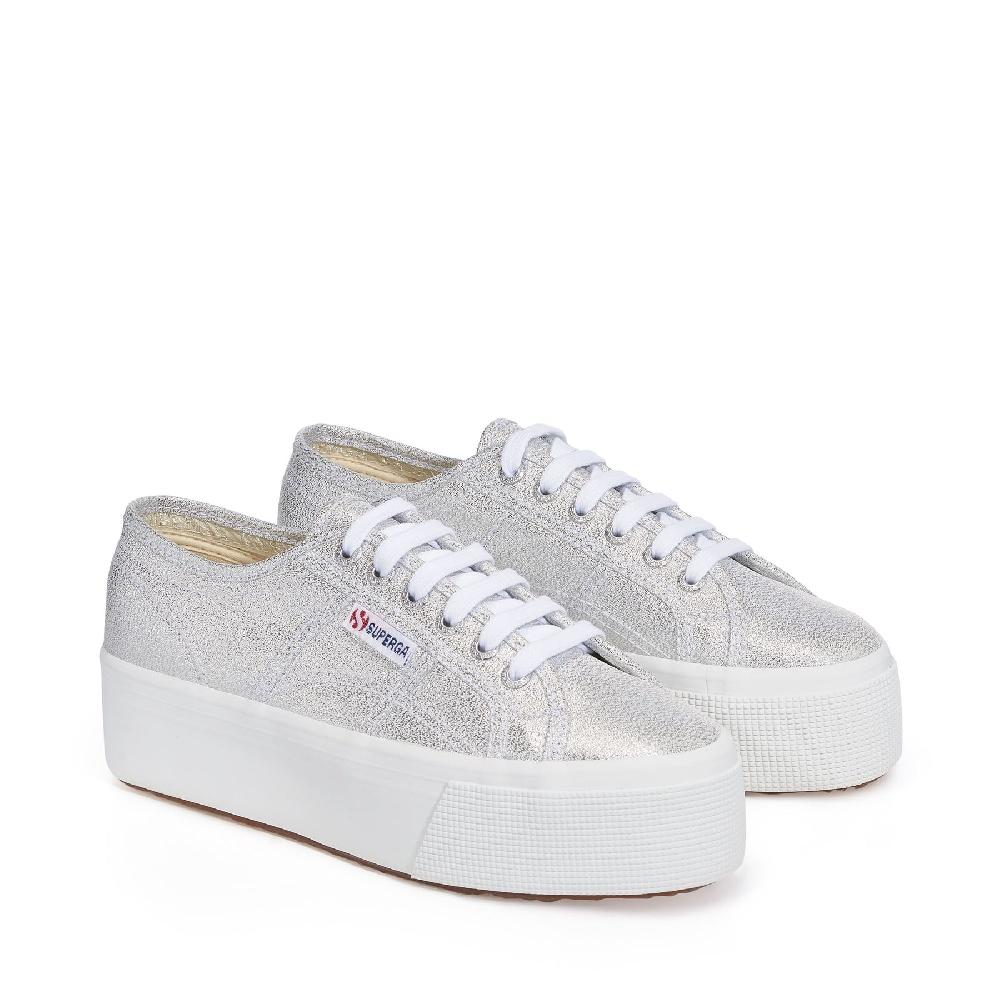 Superga 2790 PLATFORM LAMEGREY SILVER Vendite Flash
