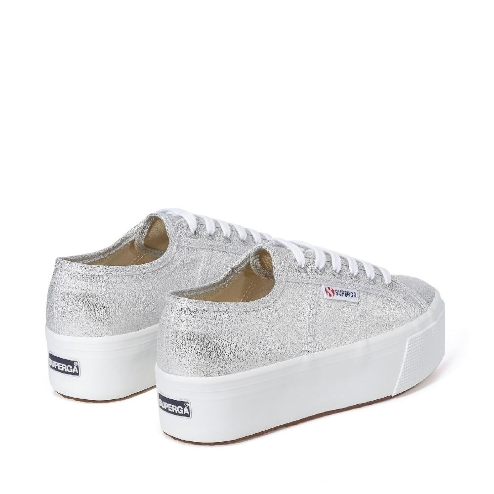 Superga 2790 PLATFORM LAMEGREY SILVER Vendite Flash