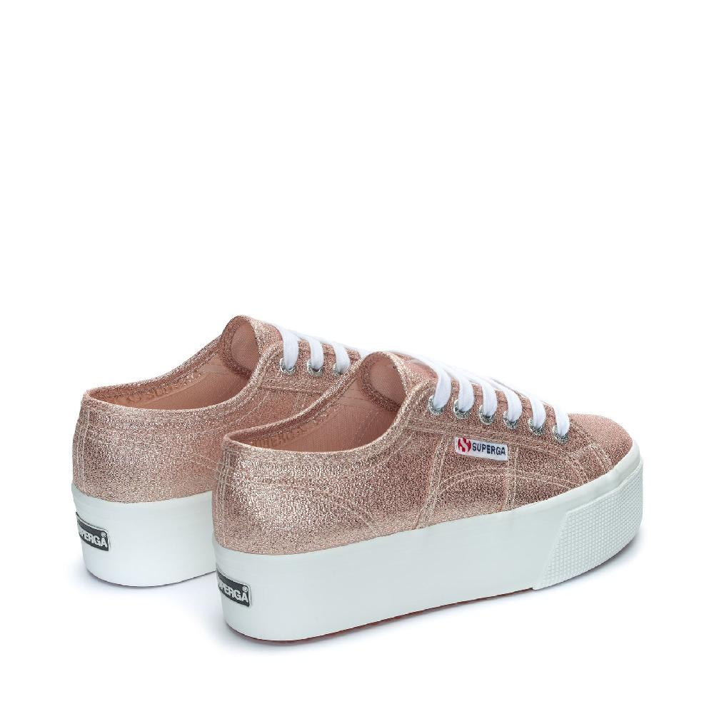 Superga 2790 PLATFORM LAMEROSE PLATINUM Negozio
