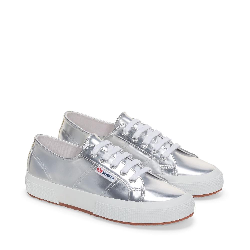Superga 2750 MIRROR SYNTHETIC MATERIALSILVER Italia