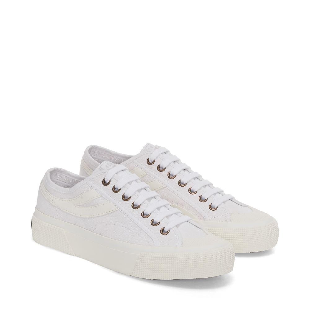 Superga 2750 PANATTA 3.0WHITE-WHITE AVORIO Negozi Online