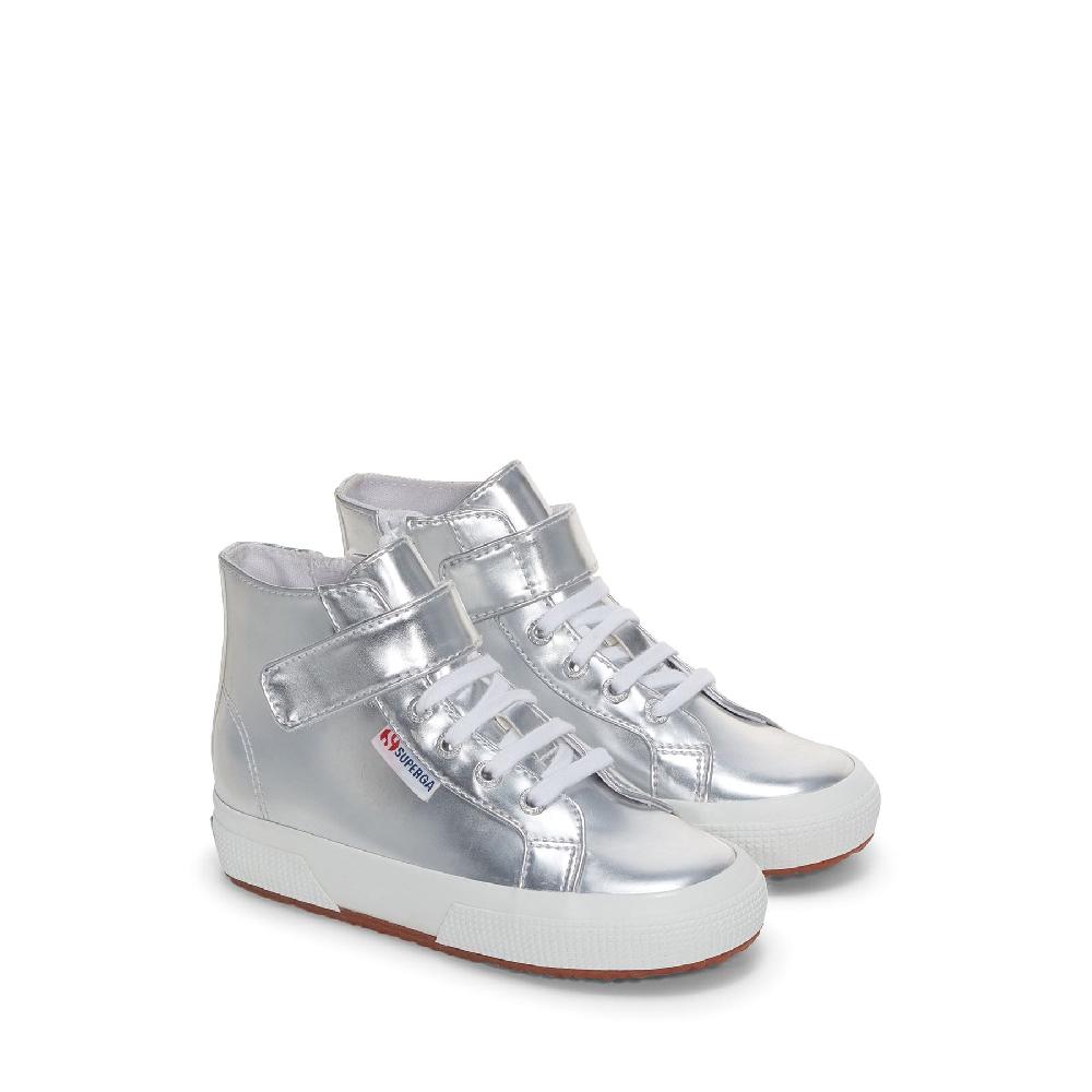 Superga 2709 KIDS MIRROR SYNTHETIC MATERIALSILVER Vendita Calda