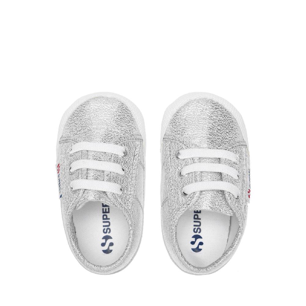 Superga 4006 BABY LAMEGREY SILVER Qualità