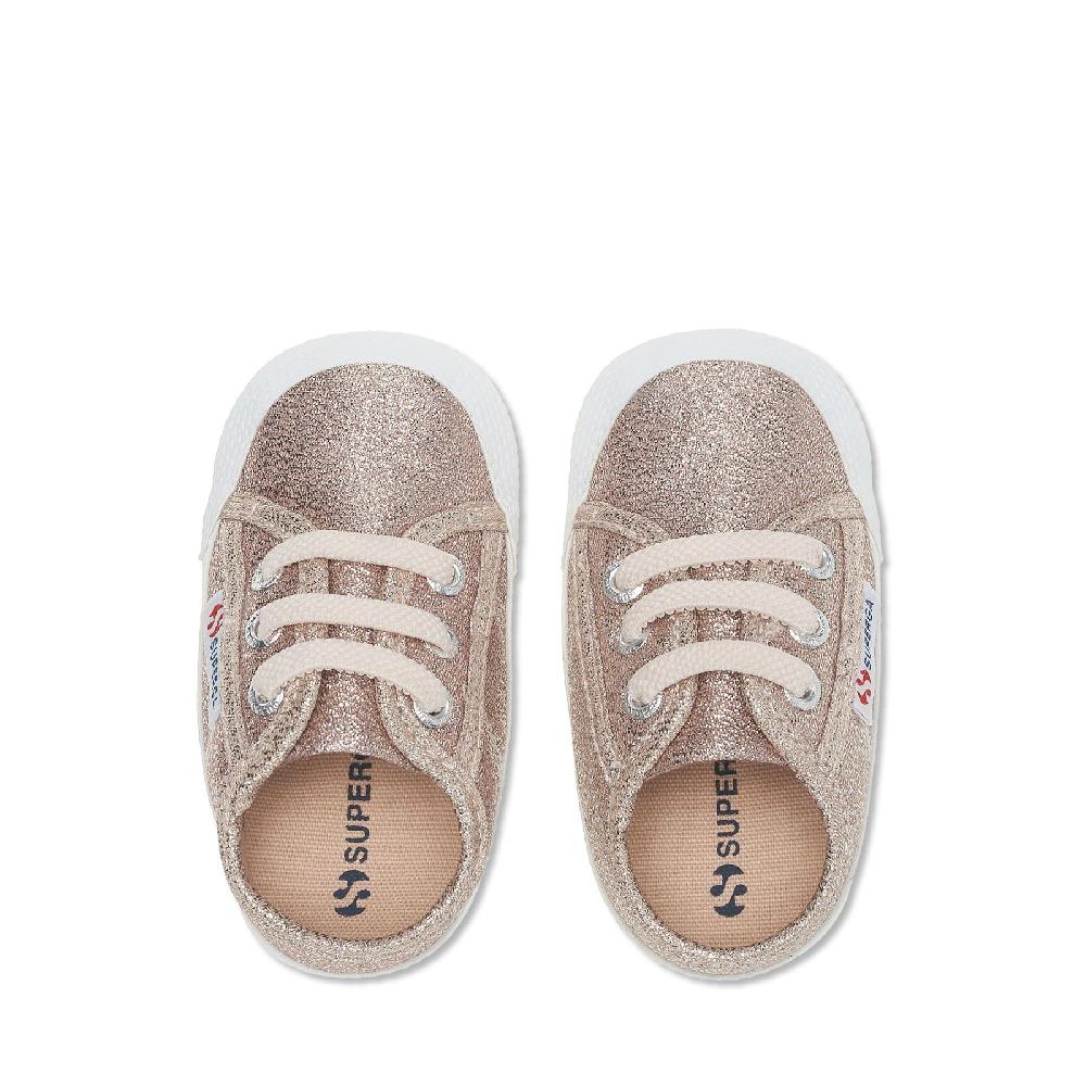 Superga 4006 BABY LAMEROSE PLATINUM Vendita