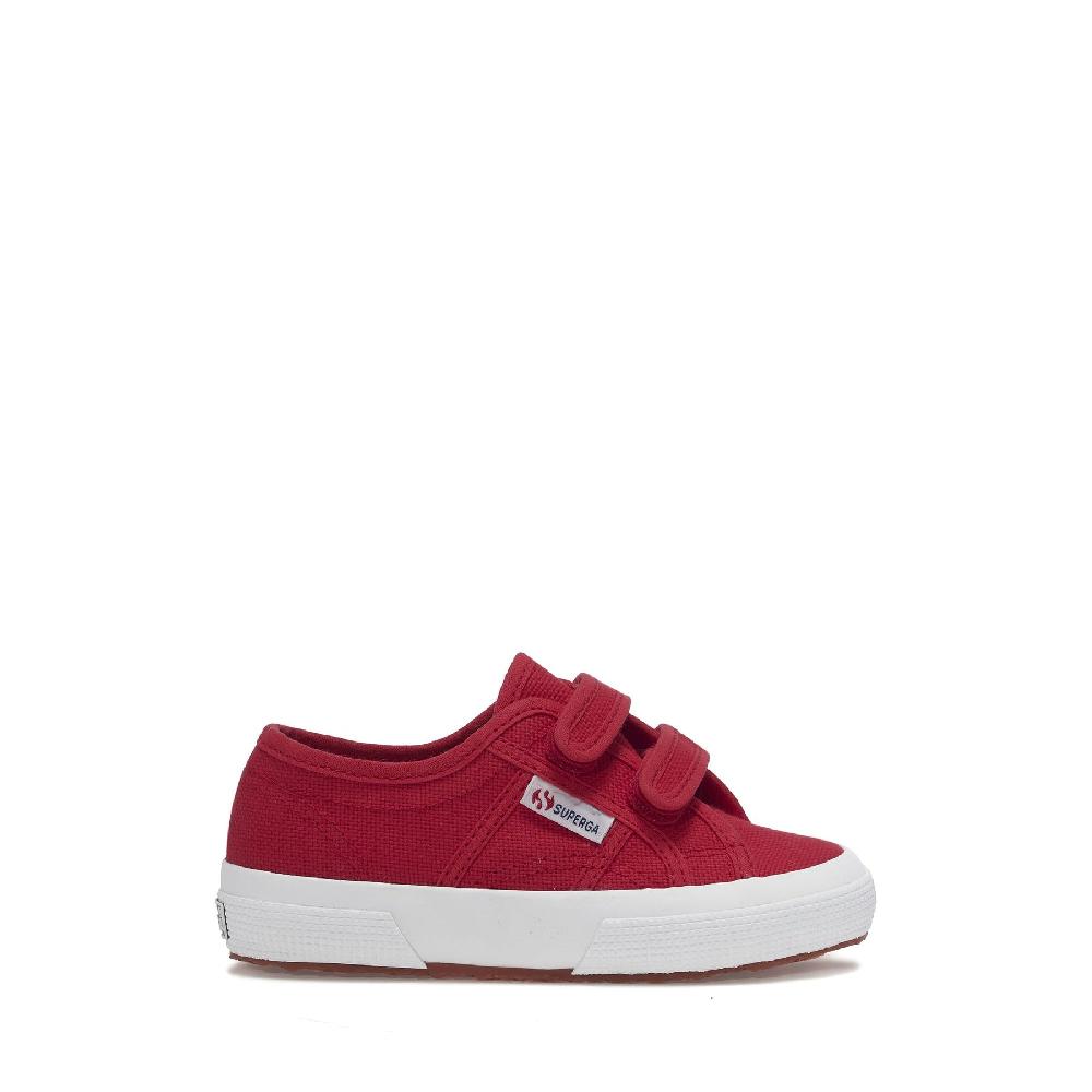 Superga 2750-COTJSTRAP CLASSICRED-WHITE In Vendita