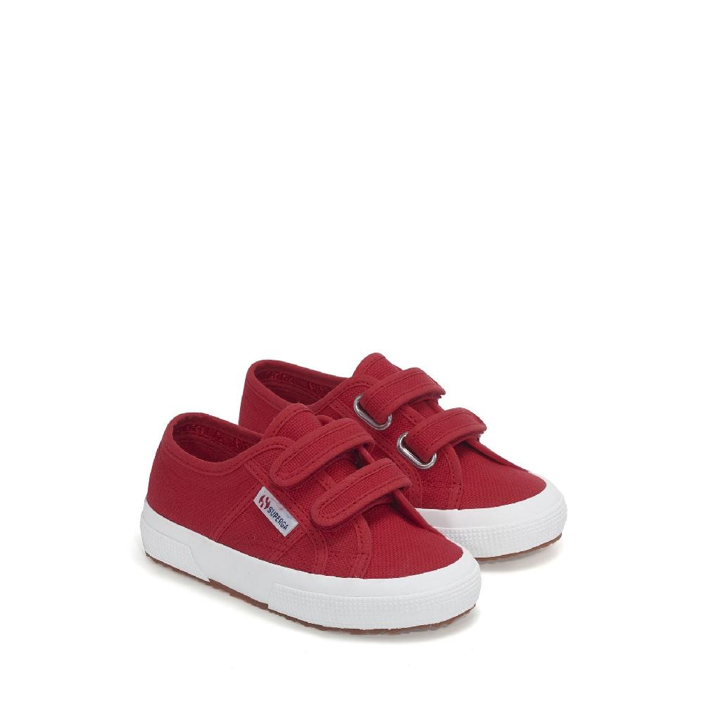 Superga 2750-COTJSTRAP CLASSICRED-WHITE In Vendita