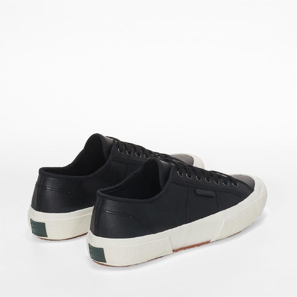 Superga 2750 OG LEATHERBLACK-F AVORIO-BLACK Vendita