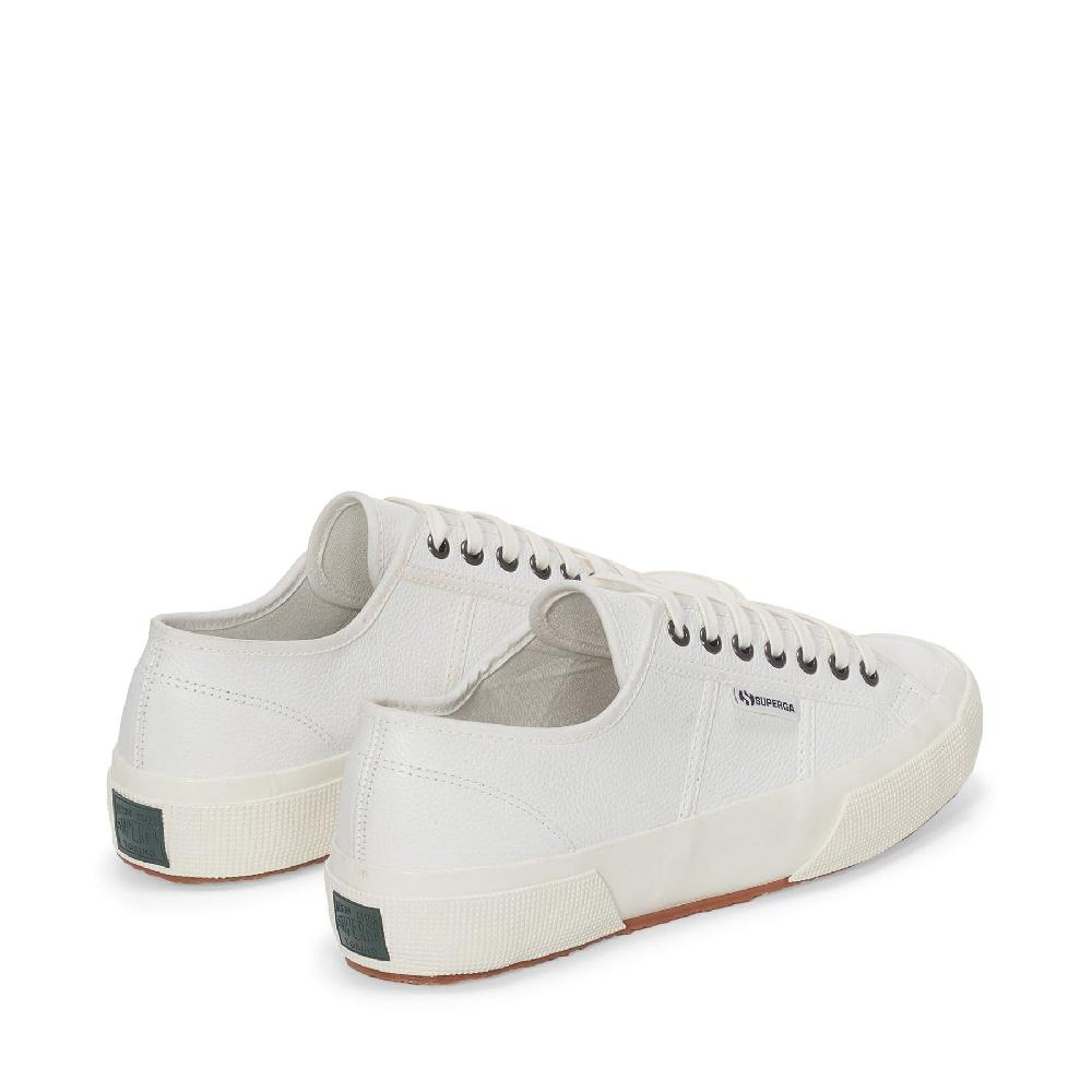 Superga 2750 OG LEATHERWHITE-WHITE AVORIO Promozione