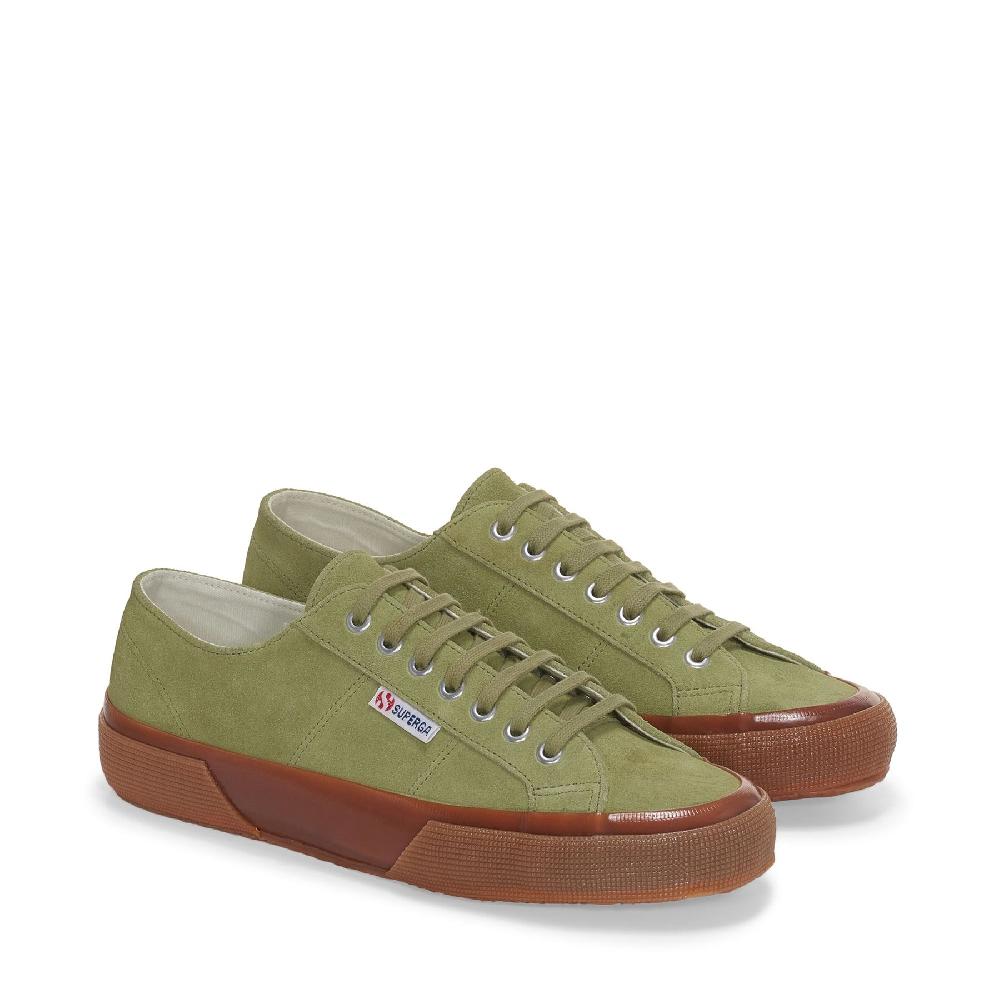 Superga 2750 OG SUEDEGREEN SAGE-GUM Qualità Garantita