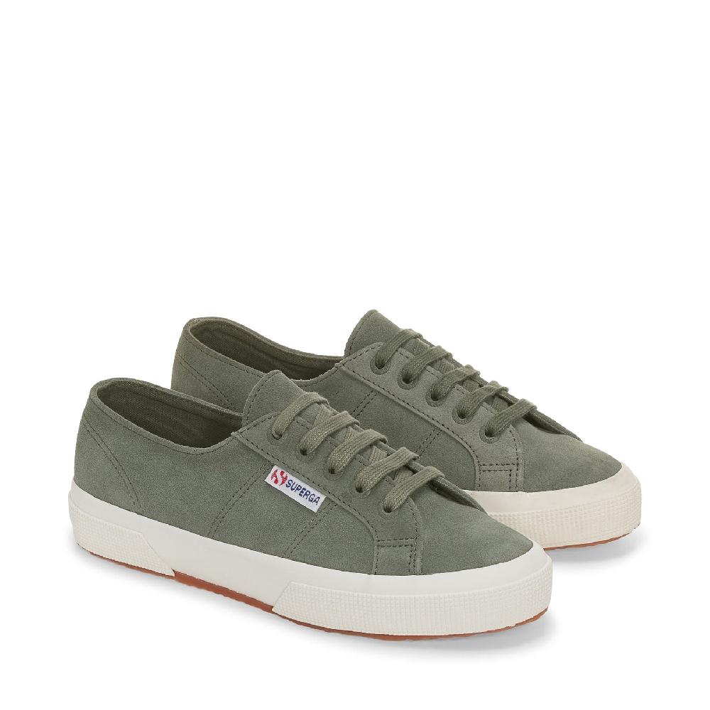 Superga 2750 SUEDEGREY GREENISH-FAVORIO Acquista Ora