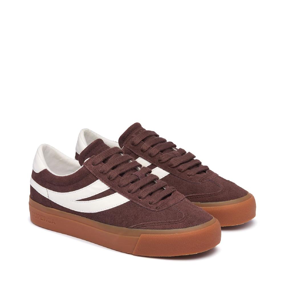 Superga 4834 CLUB S SWALLOW SUEDEPUCE-GUM Fino Al -60%