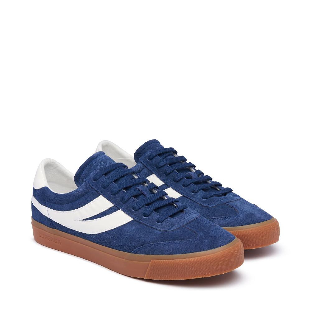 Superga 4834 CLUB S SWALLOW SUEDENAVY-GUM Shopping Online