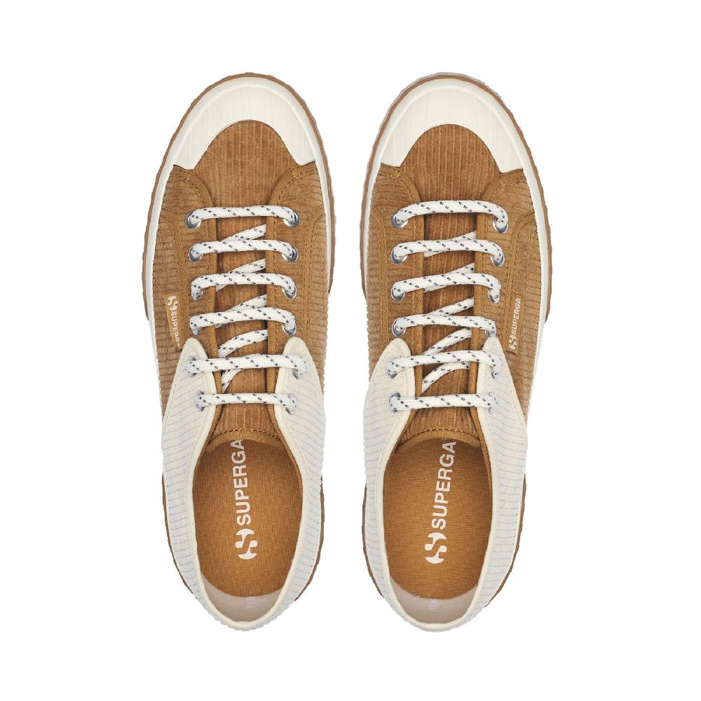 Superga 2630 PANELS CORDUROYDUON-WHITE AVORO Convenienza