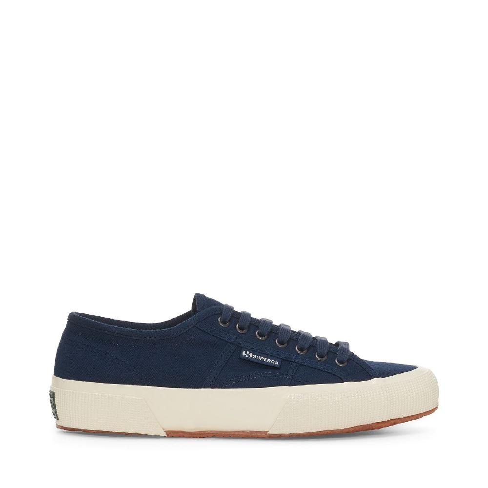 Superga 2750 OG HERRINGBONENAVY-OFF WHITE