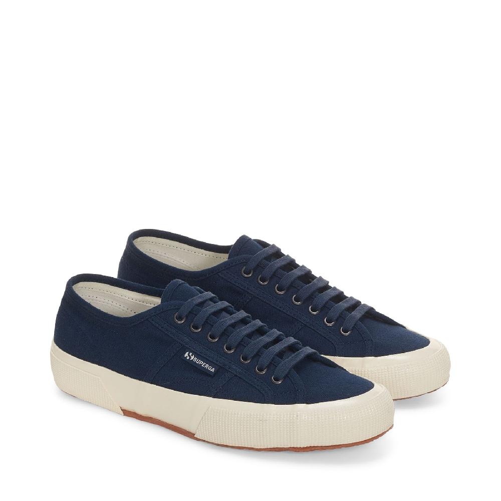 Superga 2750 OG HERRINGBONENAVY-OFF WHITE Novità