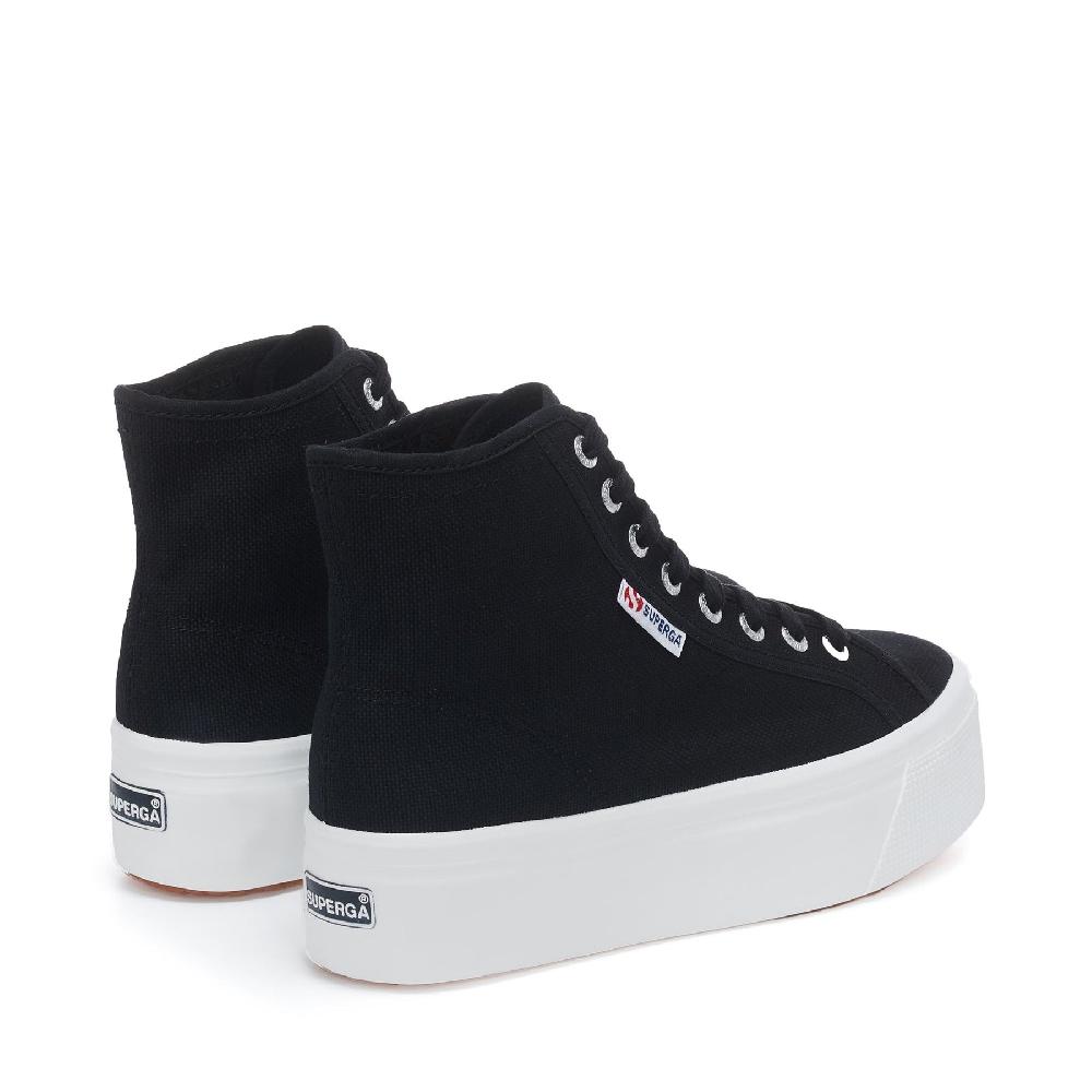 Superga 2708 HI TOPBLACK-FWHITE I Più Venduti