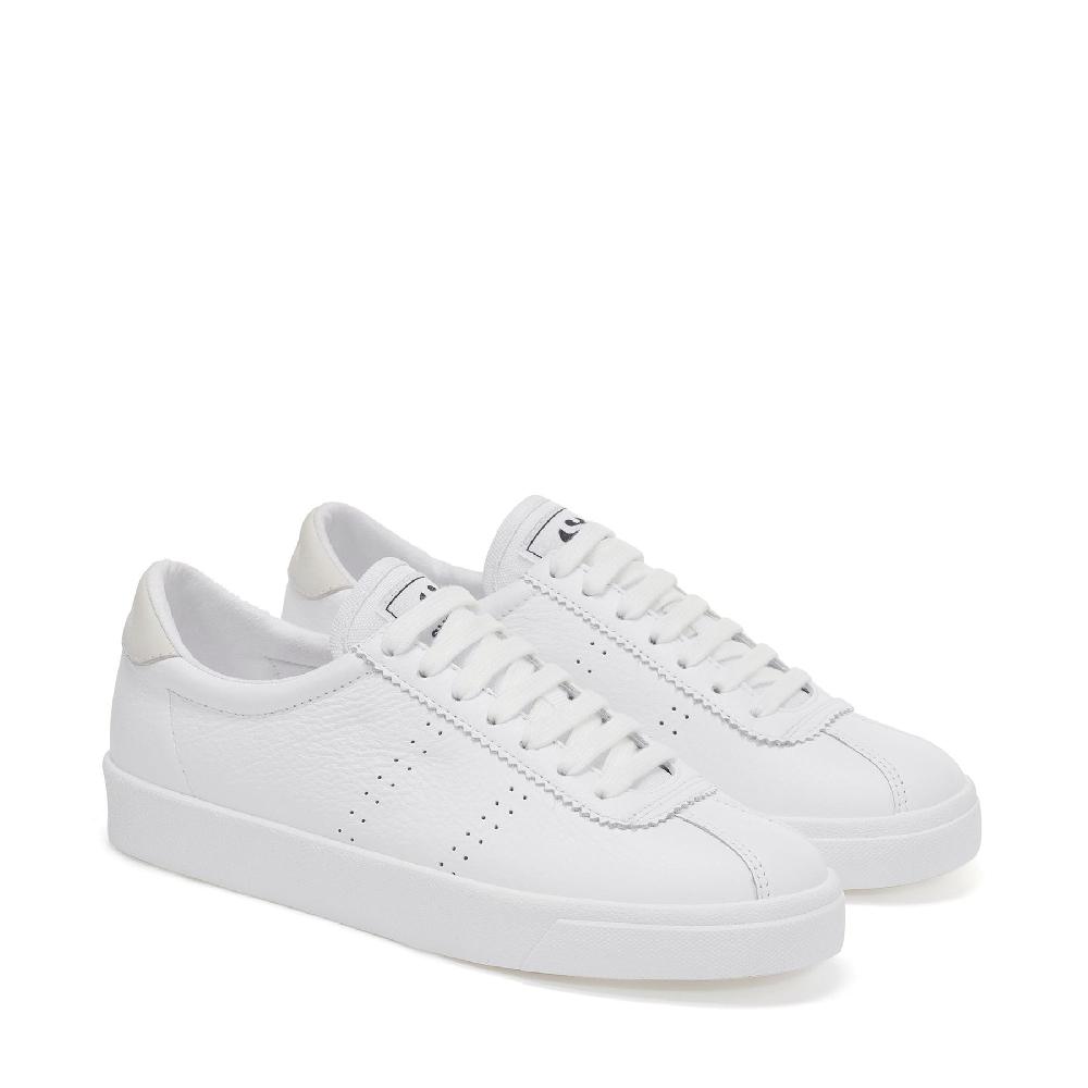 Superga 2843 CLUB S COMFORT LEATHERFULL WHITE Vendite Flash