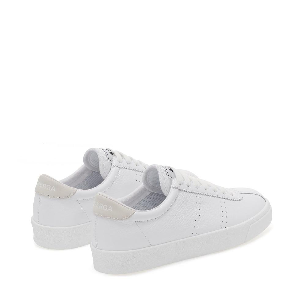 Superga 2843 CLUB S COMFORT LEATHERFULL WHITE Vendite Flash