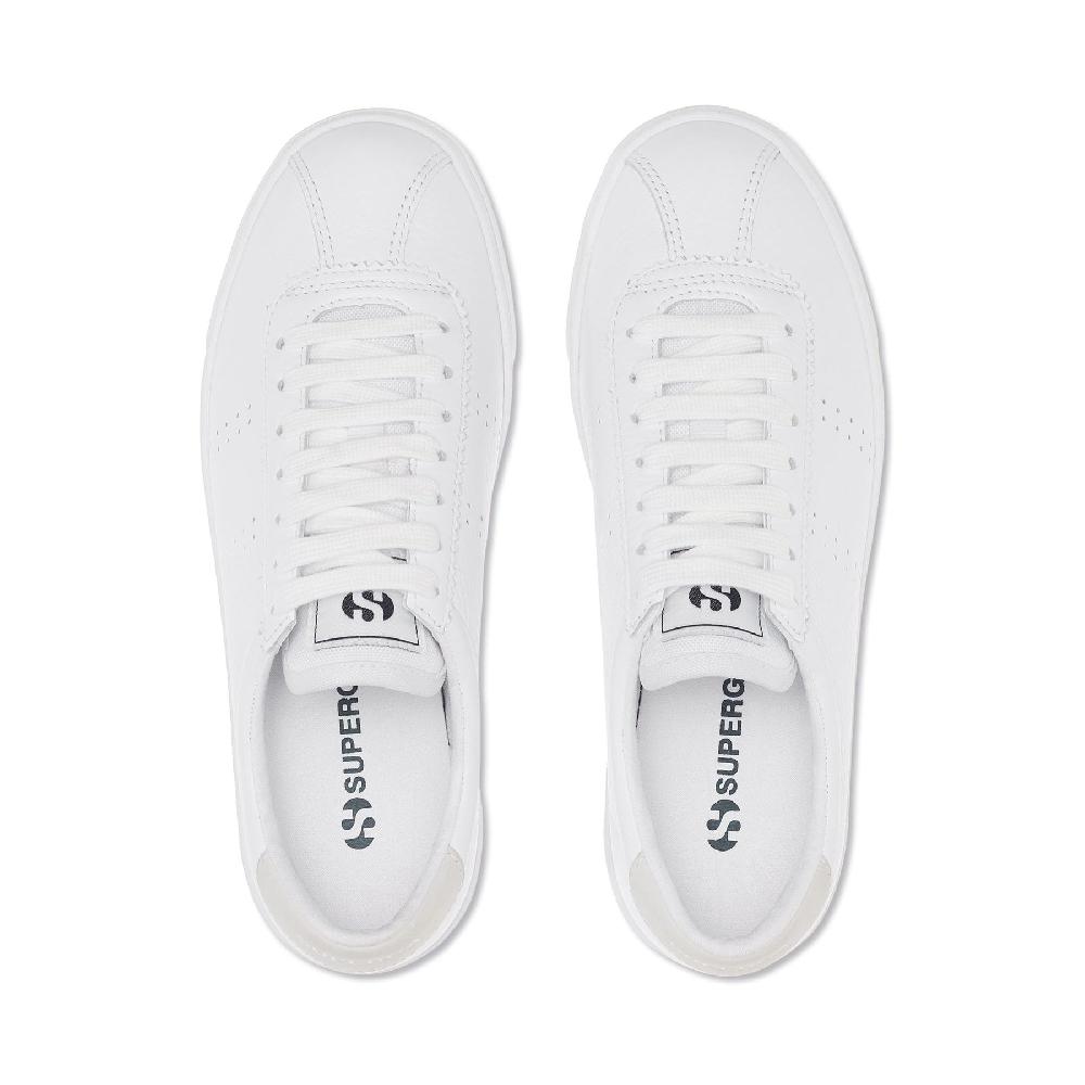 Superga 2843 CLUB S COMFORT LEATHERFULL WHITE Vendite Flash