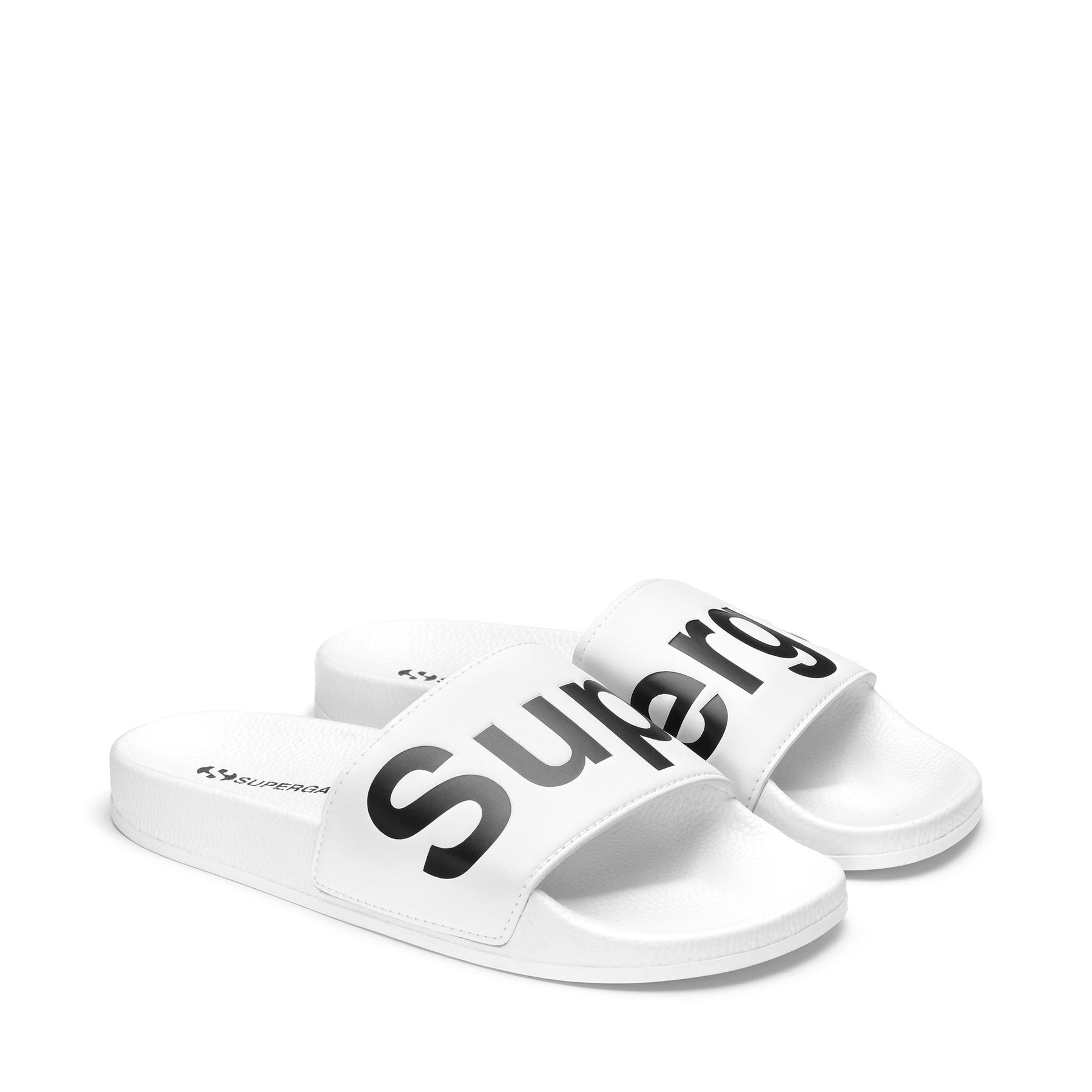 Superga 1908 SLIDES POLYSOFTWHITE-BLACK In Saldo