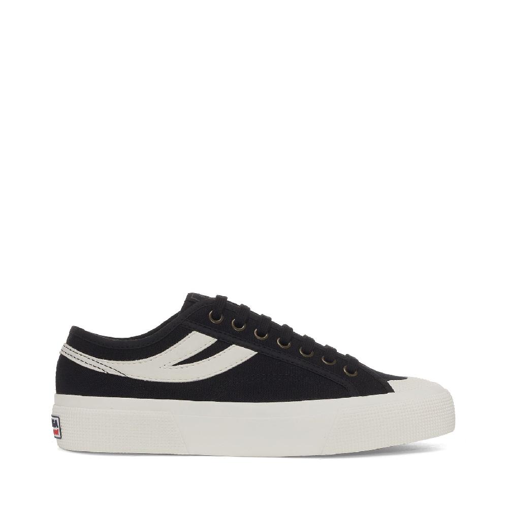Superga 2750 PANATTA 3.0BLACK-WHITE AVORIO Nuovo