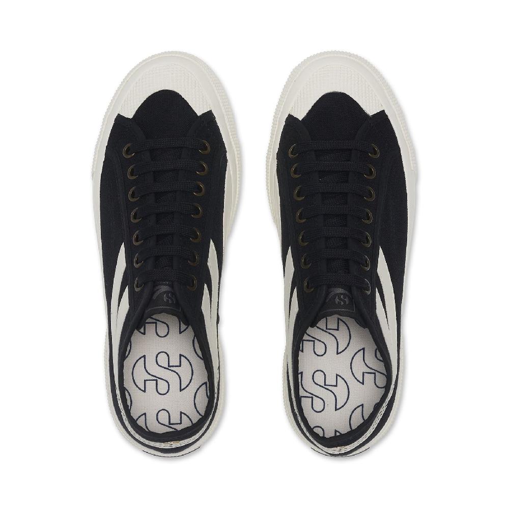 Superga 2750 PANATTA 3.0BLACK-WHITE AVORIO Nuovo