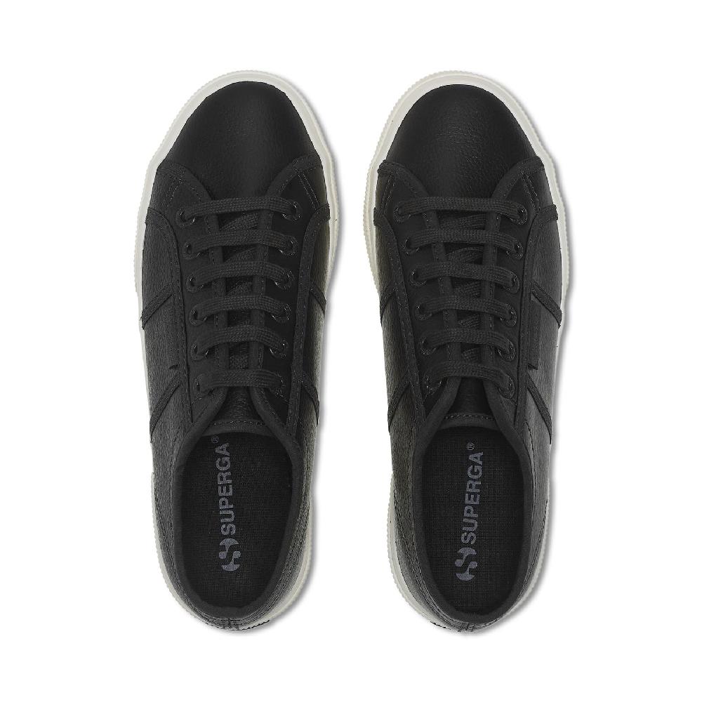 Superga 2740 PLATFORM TUMBLED LEATHERBLACK BRISTOL-FAVORIO Soddisfazione Garantita