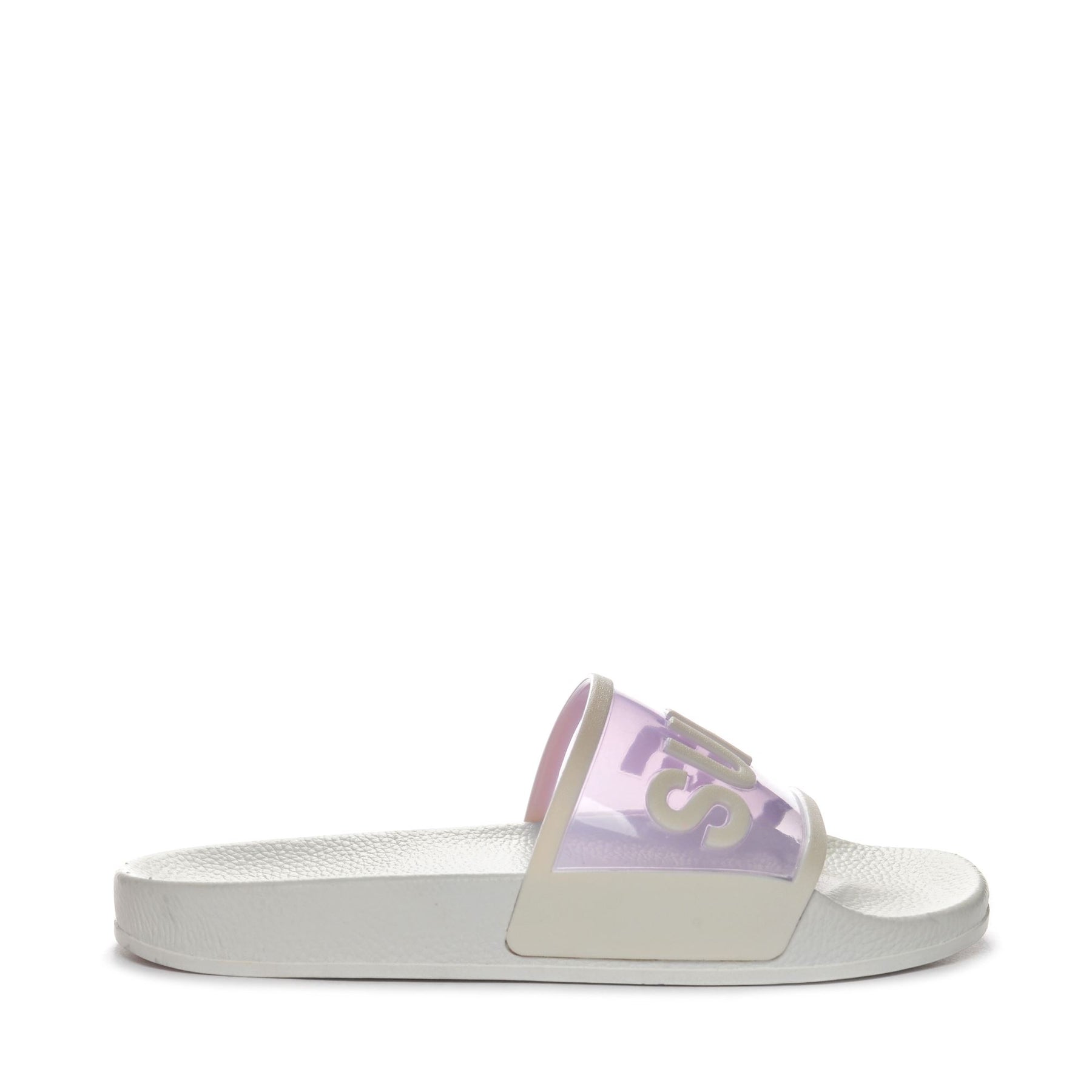 Superga 1908 SLIDES CLEAR IDENTITYWHITE AVORIO-VIOLET LILLA Acquista Ora