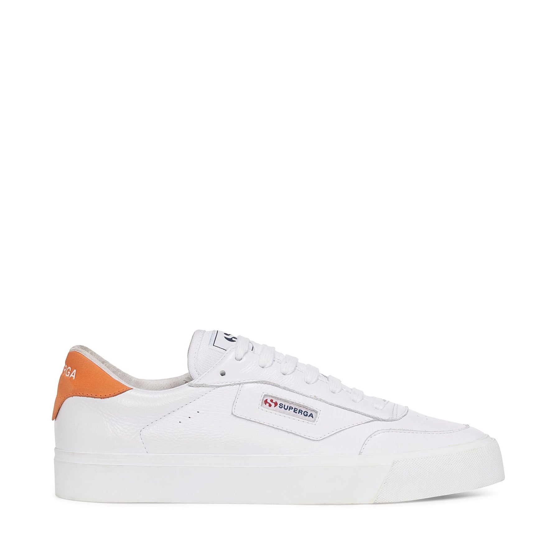 Superga 3843 COURTWHITE-ORANGE Consegna Veloce
