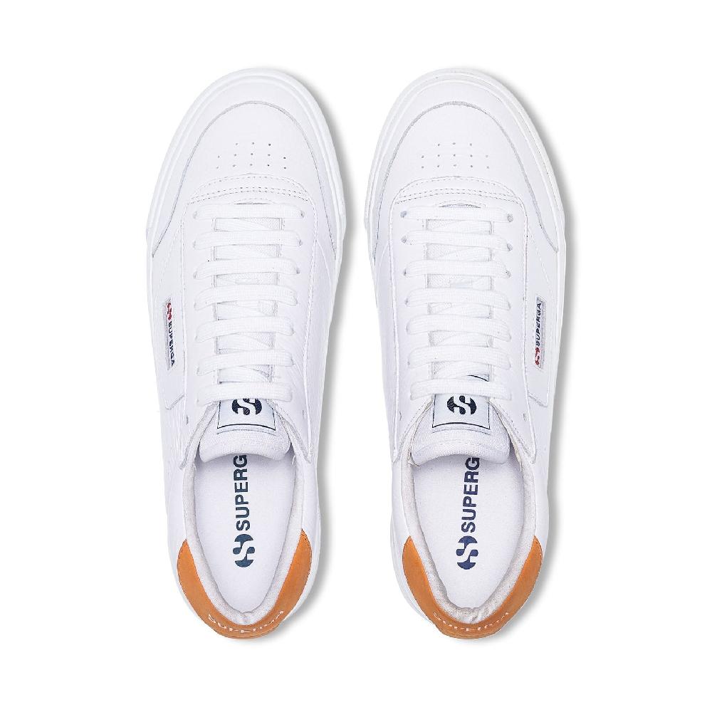 Superga 3843 COURTWHITE-ORANGE Consegna Veloce
