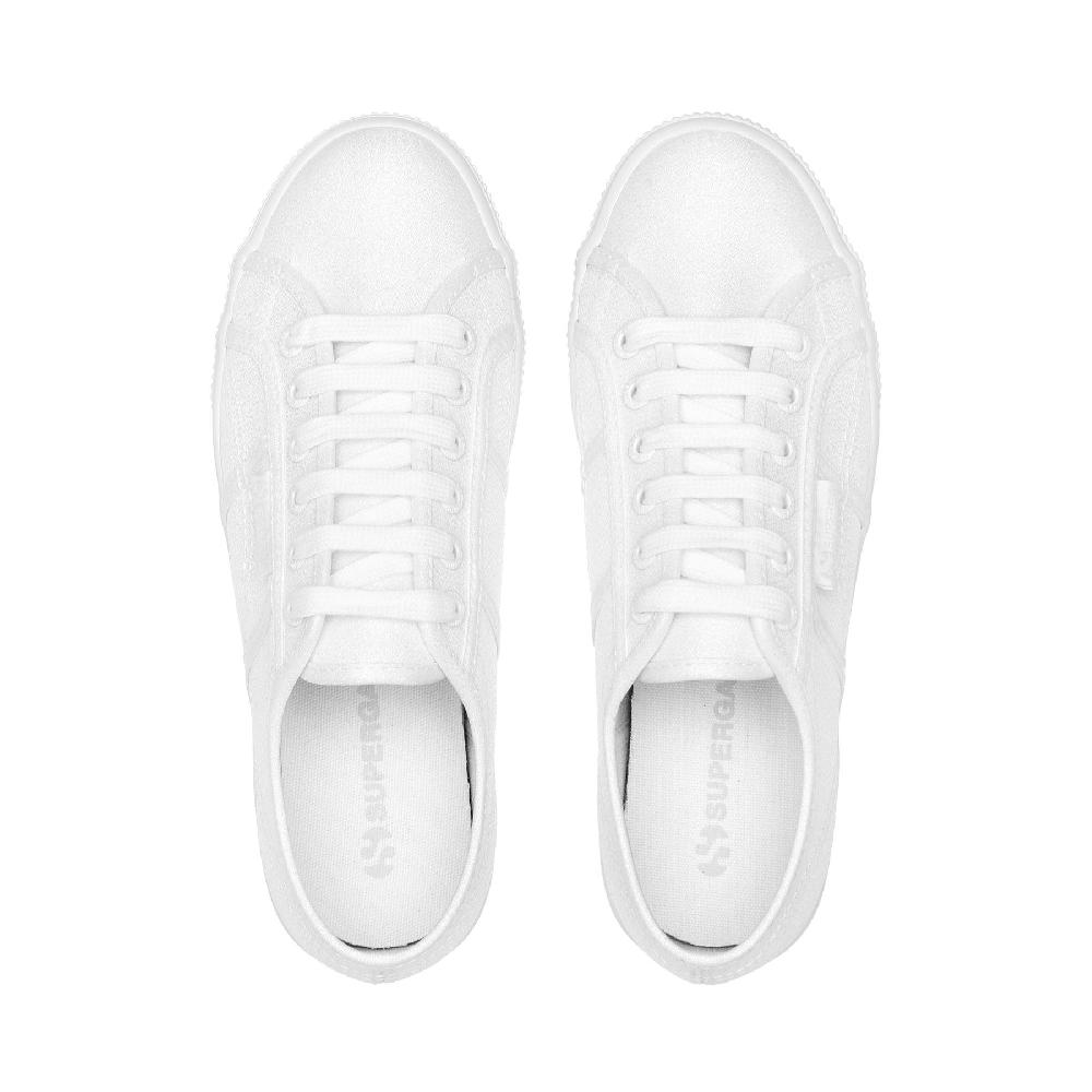 Superga 2790 PLATFORM LAMETOTAL WHITE Promozione Limitata