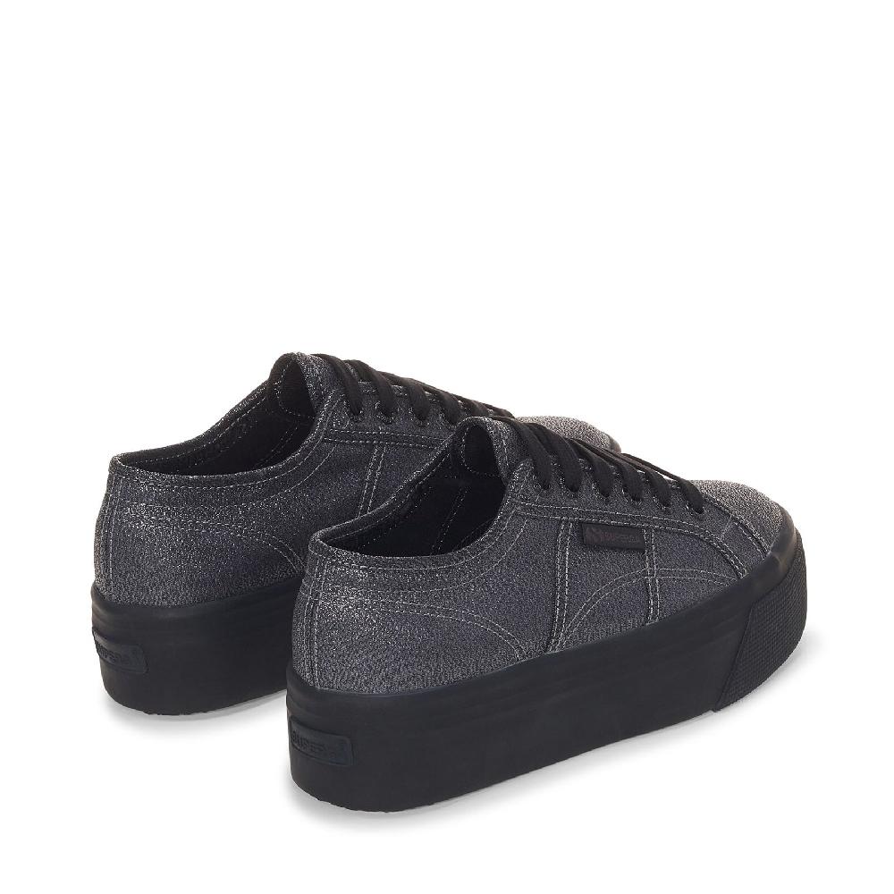 Superga 2790 PLATFORM LAMETOTAL BLACK HEMATITE Fino Al -60%