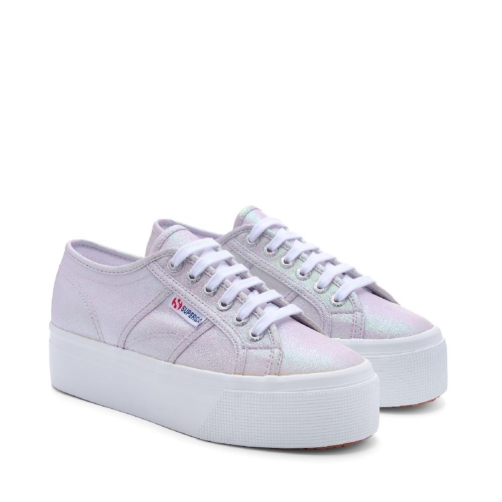 Superga 2790 PLATFORM LAMEPASTEL LILLA IRIDESCENT Prezzo Ridotto