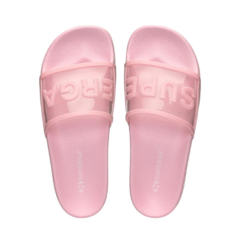 Superga 1908 SLIDES CLEAR IDENTITYPINK TICKLED Hotsell