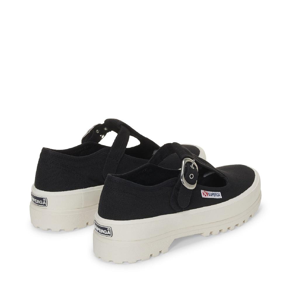 Superga 2541 MARY JANE ALPINABLACK-FAVORIO Vendita Calda