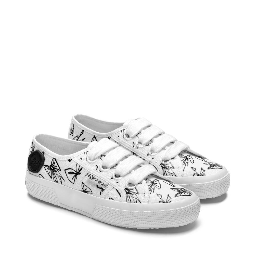 Superga 2750 PRINT BOWWHITE-BLACK I Più Venduti
