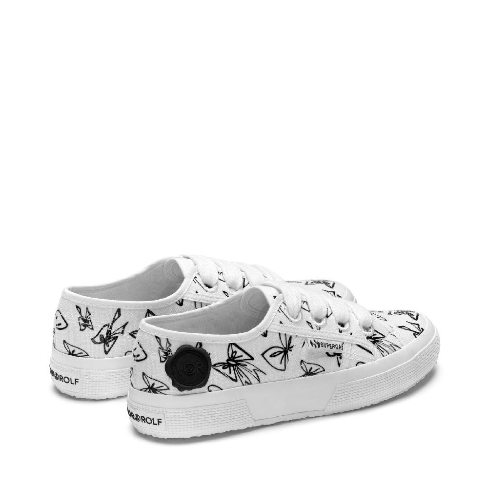 Superga 2750 PRINT BOWWHITE-BLACK I Più Venduti