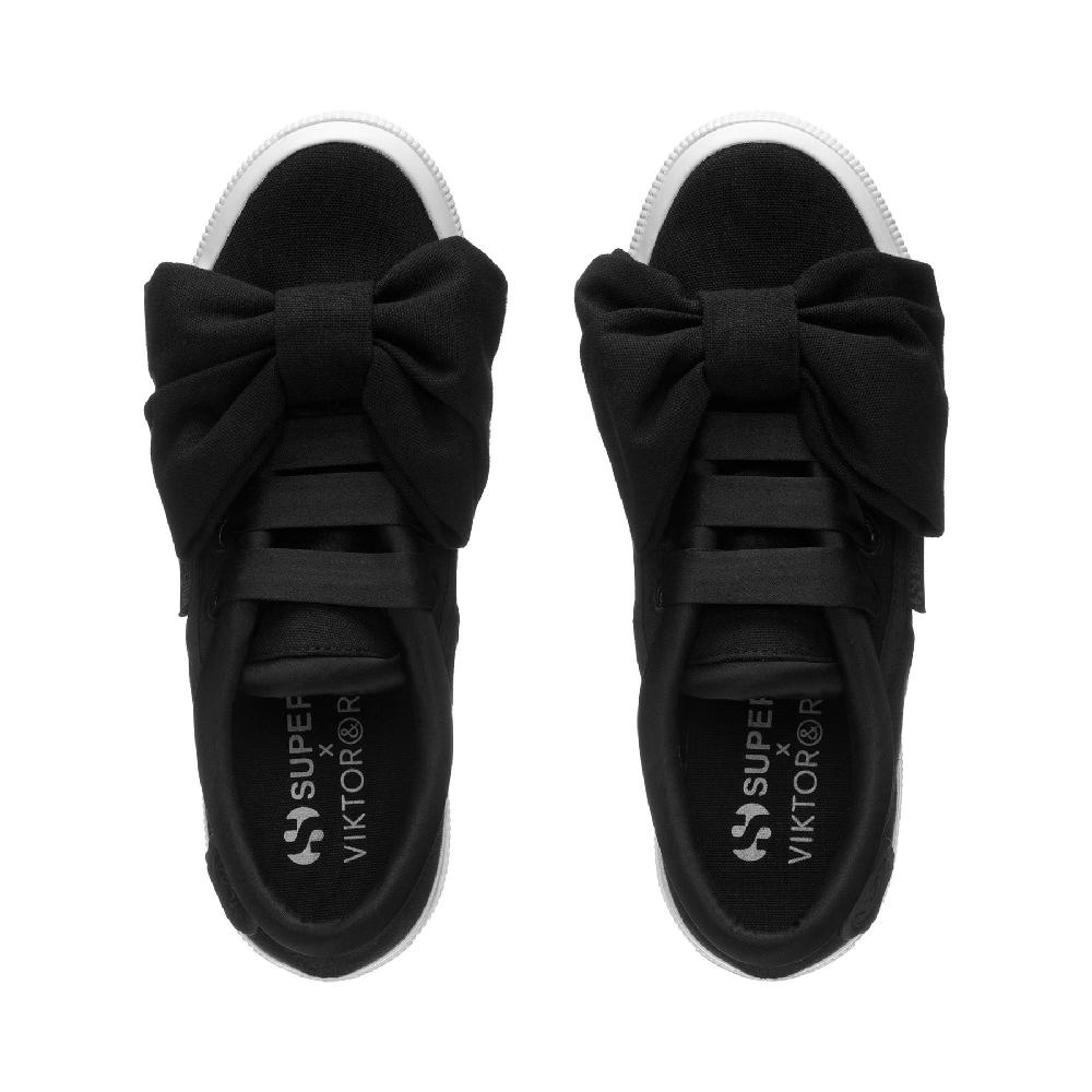 Superga 2750 COTTON BOWBLACK Vendite Flash