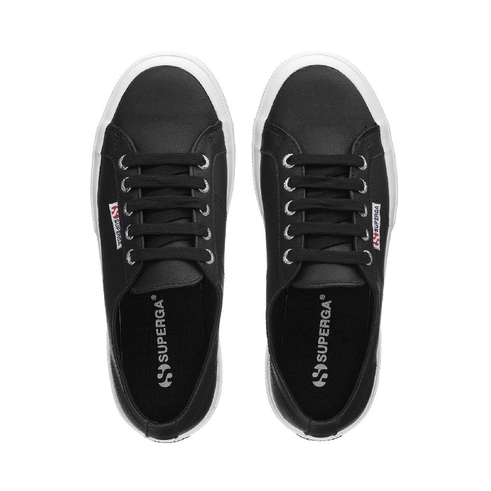 Superga 2750 NAPPABLACK-WHITE Italia