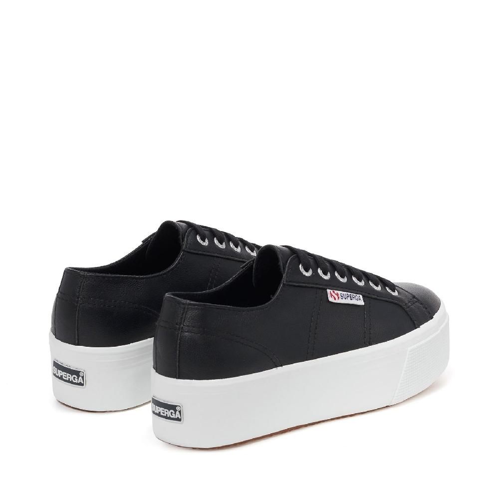 Superga 2790 NAPPABLACK-WHITE Nuovo