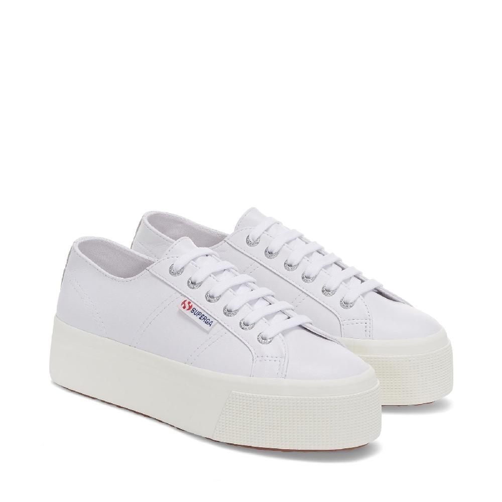 Superga 2790 NAPPAOPTICAL WHITE-SILVER-FAVORIO Vendita