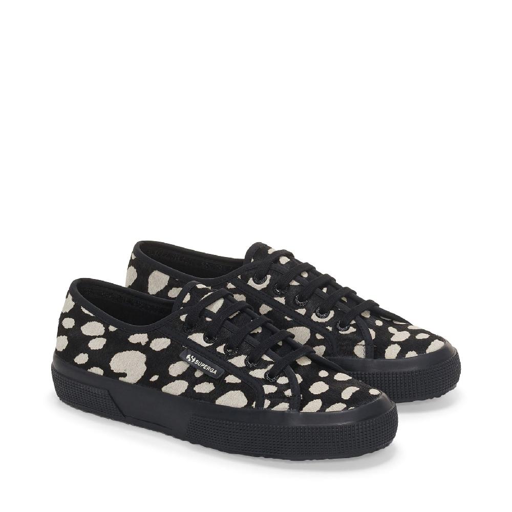 Superga 2750 DK DALMATIAN CALF HAIRBLACK-BEIGE Promozione Limitata