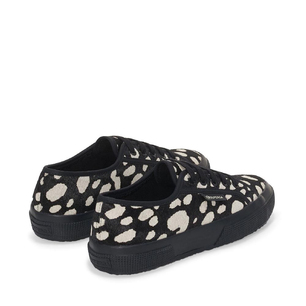Superga 2750 DK DALMATIAN CALF HAIRBLACK-BEIGE Promozione Limitata