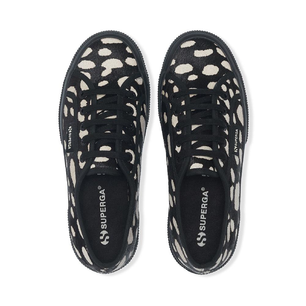 Superga 2750 DK DALMATIAN CALF HAIRBLACK-BEIGE Promozione Limitata