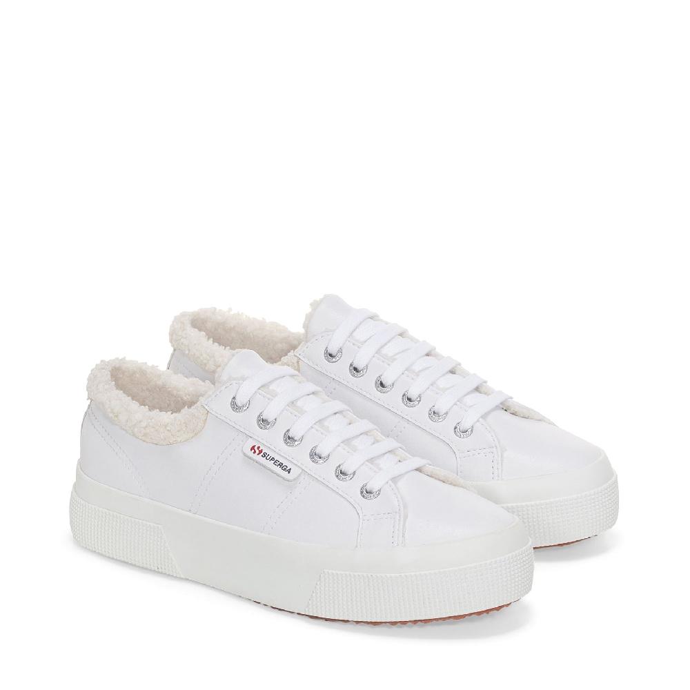 Superga 2740 PLATFORM VEGAN MATERIALWHITE ICE Sottocosto
